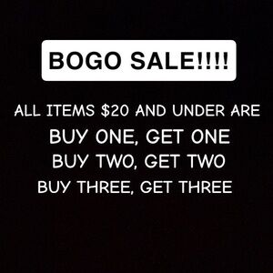 BOGO Promo Sale